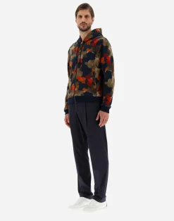 Herno Sweatshirts & Strickjacken-Sweatshirt Aus Spring Camo Sweater