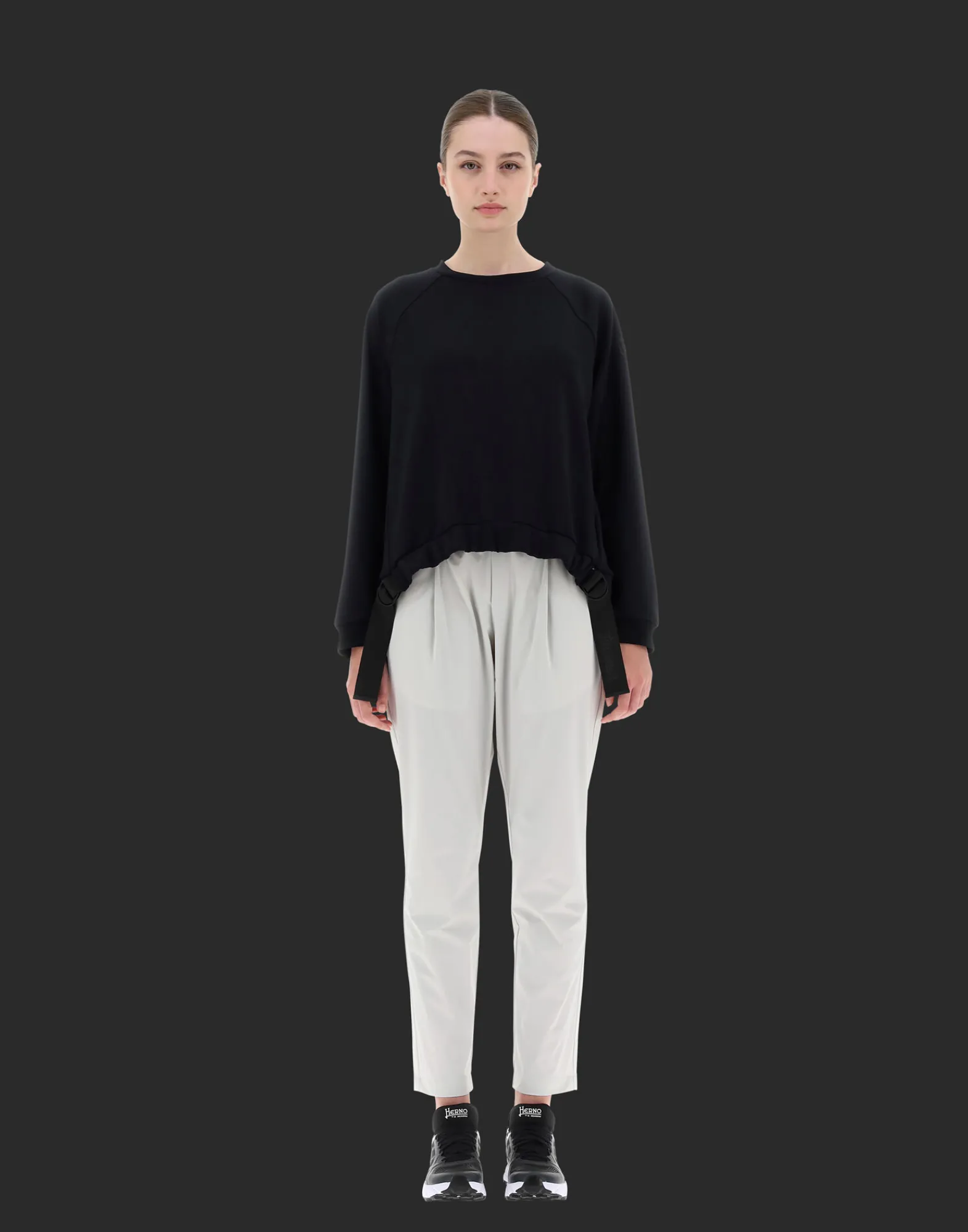 Herno Pullover & Strickjacken-Sweatshirt Aus Techno Light Scuba