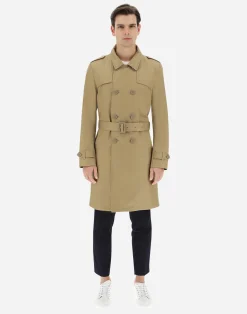 Herno Mäntel & Trenchcoats-Trenchcoat Aus Delon & Monogram