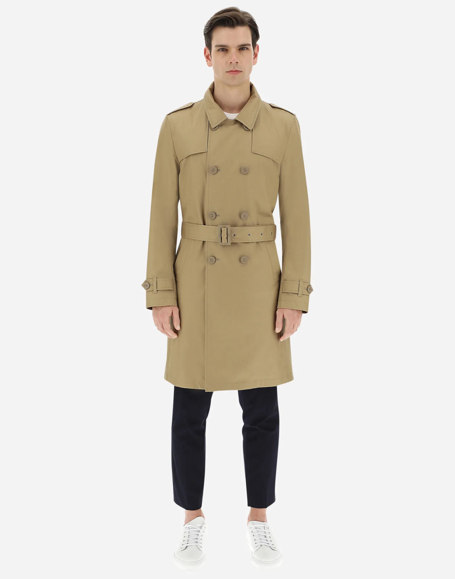 Herno Mäntel & Trenchcoats-Trenchcoat Aus Delon & Monogram