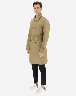 Herno Mäntel & Trenchcoats-Trenchcoat Aus Delon & Monogram