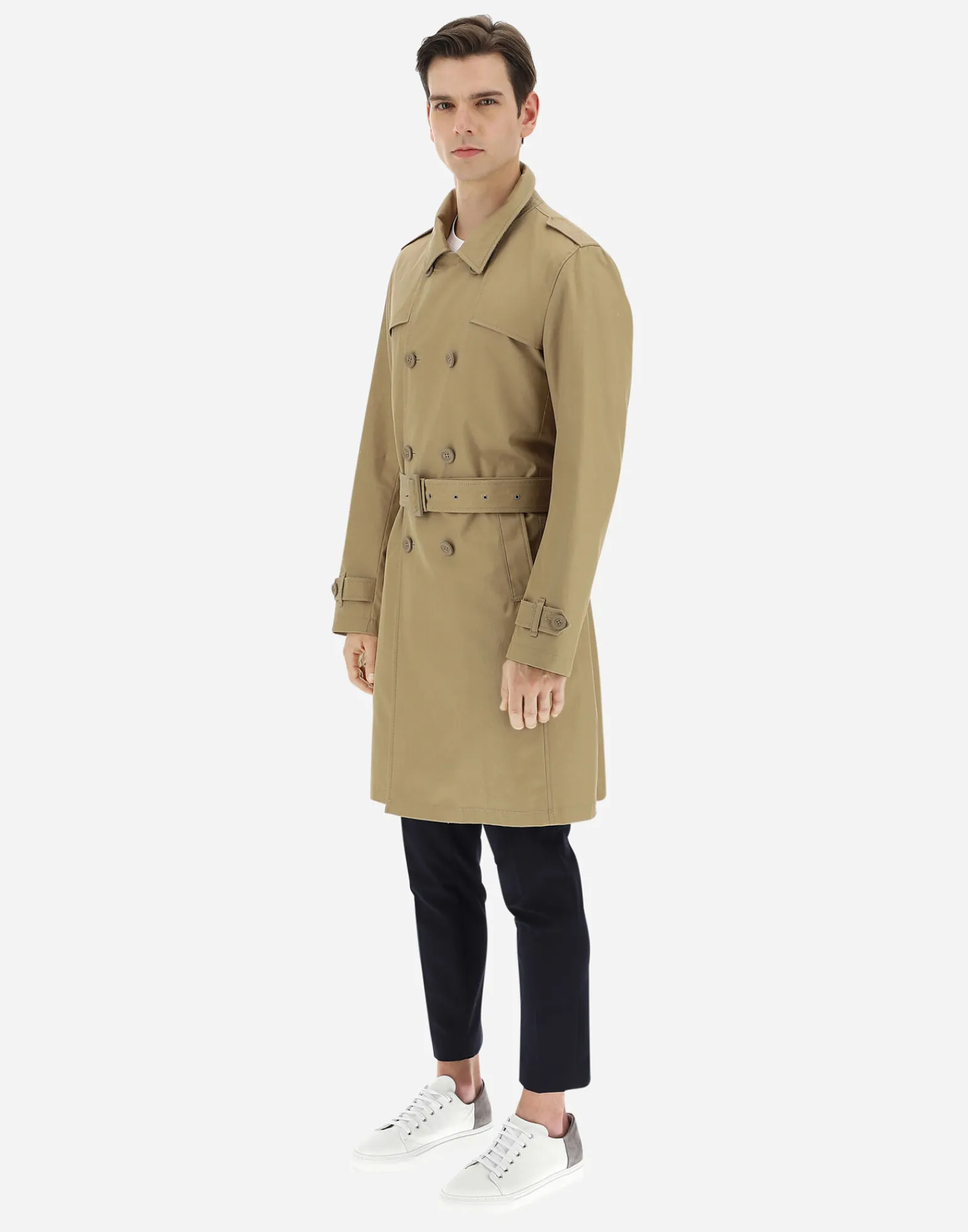 Herno Mäntel & Trenchcoats-Trenchcoat Aus Delon & Monogram