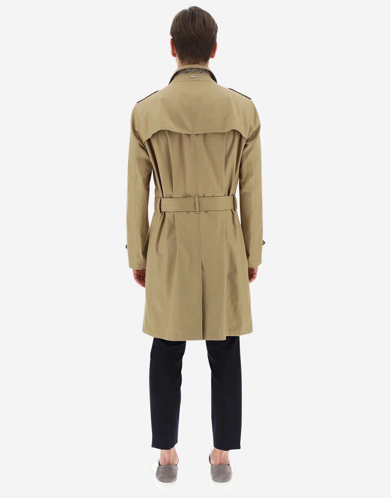 Herno Mäntel & Trenchcoats-Trenchcoat Aus Delon & Monogram