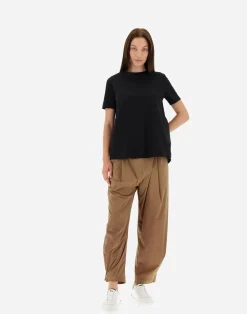 Herno T-Shirts-T-Shirt Aus Chic Cotton Jersey & New Techno Taft