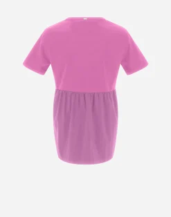 Herno T-Shirts-T-Shirt Aus Chic Cotton Jersey & New Techno Taft