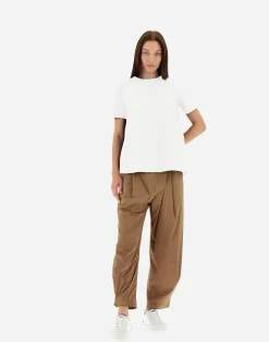 Herno T-Shirts-T-Shirt Aus Chic Cotton Jersey & New Techno Taft