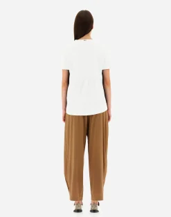 Herno T-Shirts-T-Shirt Aus Chic Cotton Jersey & New Techno Taft
