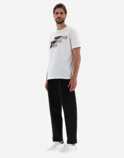 Herno T-Shirt & Polo-Shirts-T-Shirt Aus Compact Jersey