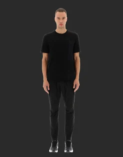 Herno T-Shirt & Polo-Shirts-T-Shirt Aus Compact Jersey Und Light Mesh