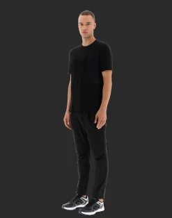 Herno T-Shirt & Polo-Shirts-T-Shirt Aus Compact Jersey Und Light Mesh