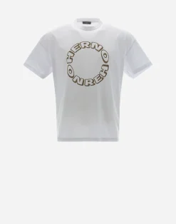 Herno T-Shirt & Polo-Shirts-T-Shirt Aus Compact Jersey