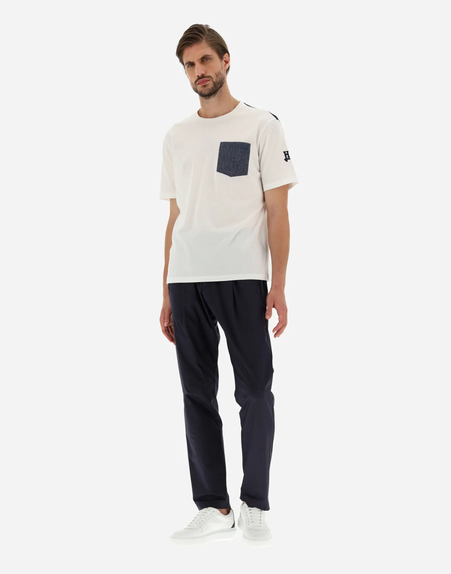 Herno T-Shirt & Polo-Shirts-T-Shirt Aus Cotton Jersey