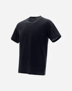 Herno T-Shirt & Polo-Shirts-T-Shirt Aus Crepe-Jersey