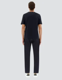 Herno T-Shirt & Polo-Shirts-T-Shirt Aus Crepe-Jersey