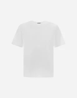 Herno T-Shirt & Polo-Shirts-T-Shirt Aus Crepe-Jersey
