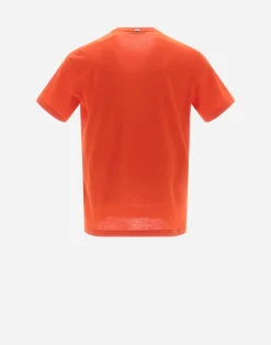 Herno T-Shirt & Polo-Shirts-T-Shirt Aus Crepe-Jersey
