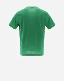 Herno T-Shirt & Polo-Shirts-T-Shirt Aus Crepe-Jersey