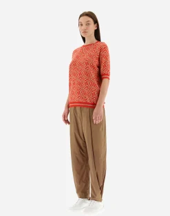 Herno T-Shirts-T-Shirt Aus Geometric Monogram Jacquard