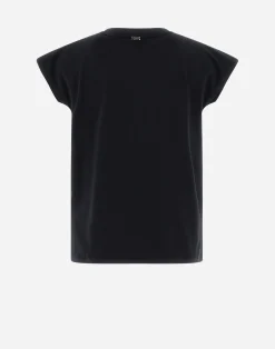 Herno T-Shirts-T-Shirt Aus Interlock-Jersey Mit Strass