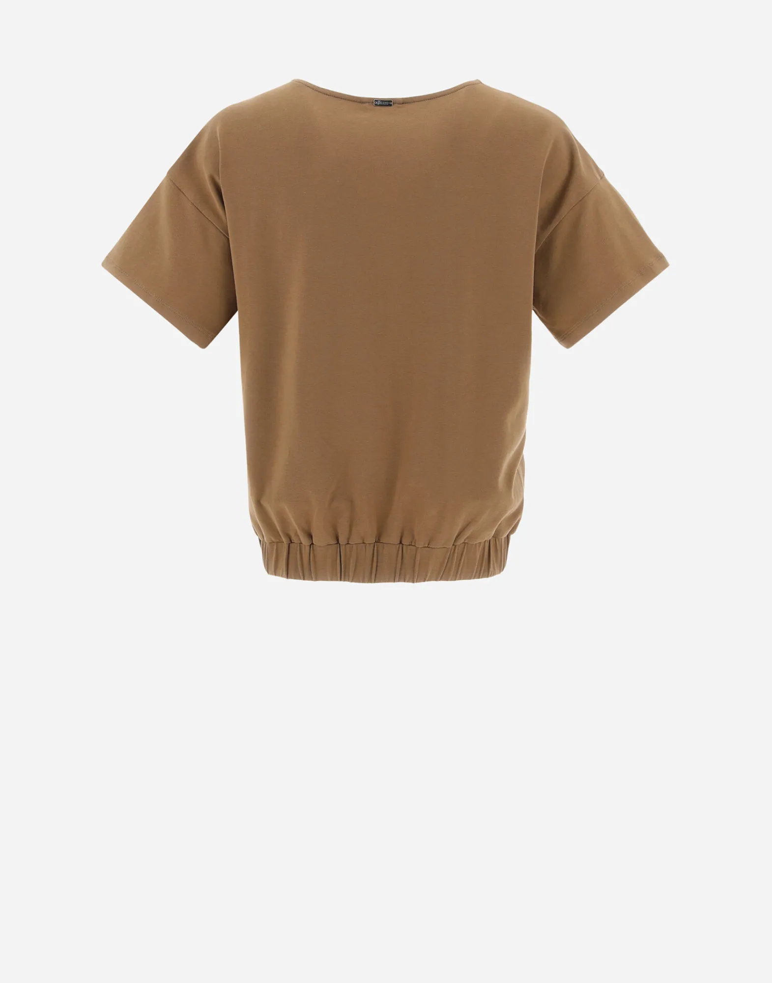 Herno T-Shirts-T-Shirt Aus Interlock-Jersey Mit Stickerei