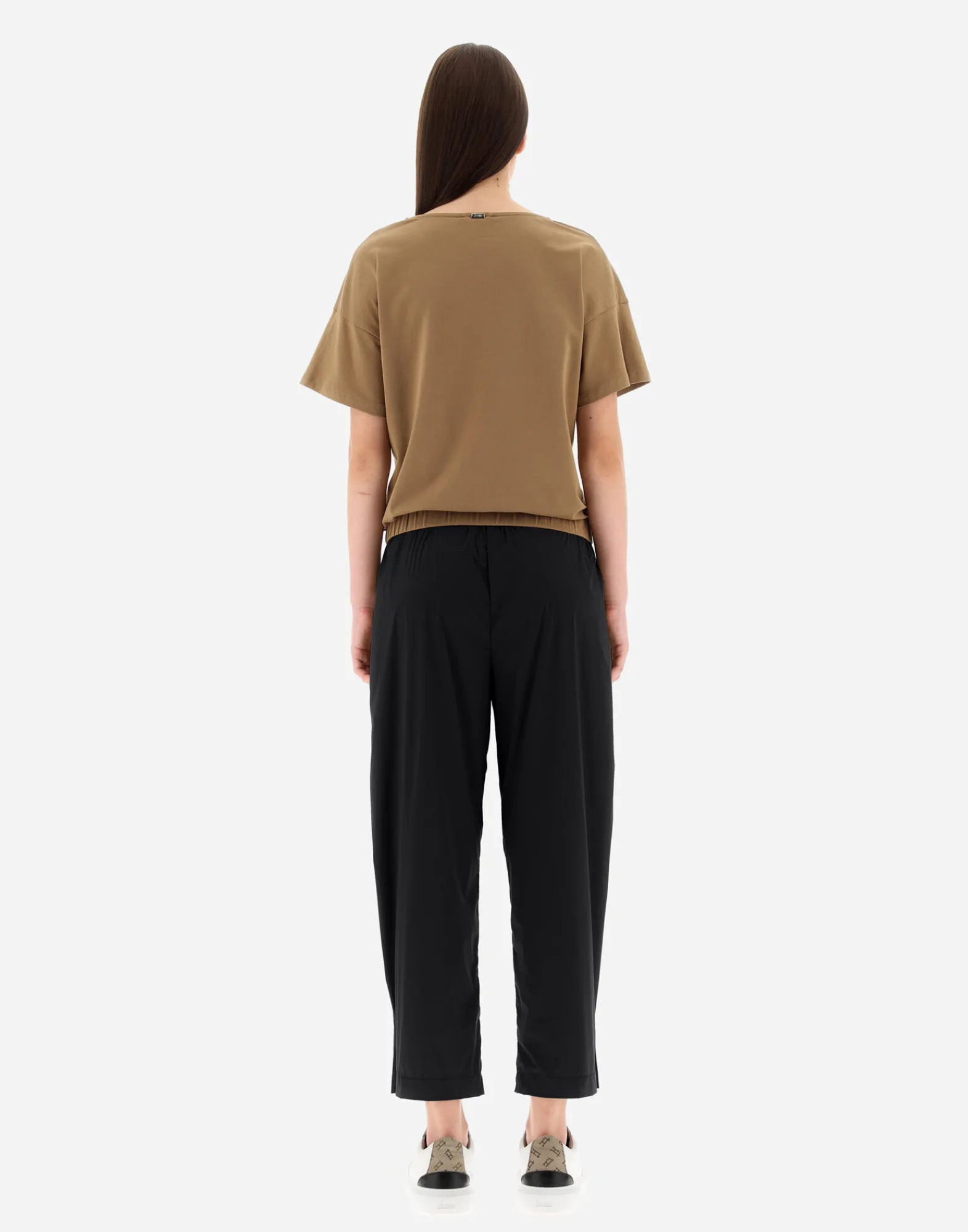 Herno T-Shirts-T-Shirt Aus Interlock-Jersey Mit Stickerei