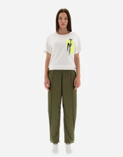 Herno T-Shirts-T-Shirt Aus Interlock-Jersey Mit Stickerei