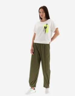 Herno T-Shirts-T-Shirt Aus Interlock-Jersey Mit Stickerei