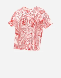 Herno T-Shirts-T-Shirt Aus Oriental Fancy Jersey