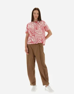 Herno T-Shirts-T-Shirt Aus Oriental Fancy Jersey