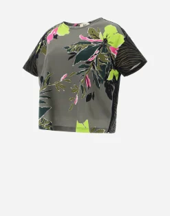 Herno T-Shirts-T-Shirt Aus Safari Patch Jersey