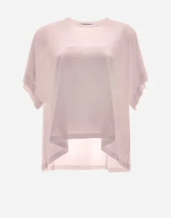 Herno T-Shirts-T-Shirt Aus Seidenjersey