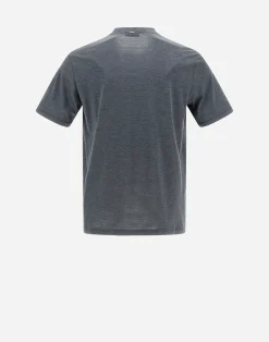 Herno T-Shirt & Polo-Shirts-T-Shirt Aus Seidenjersey