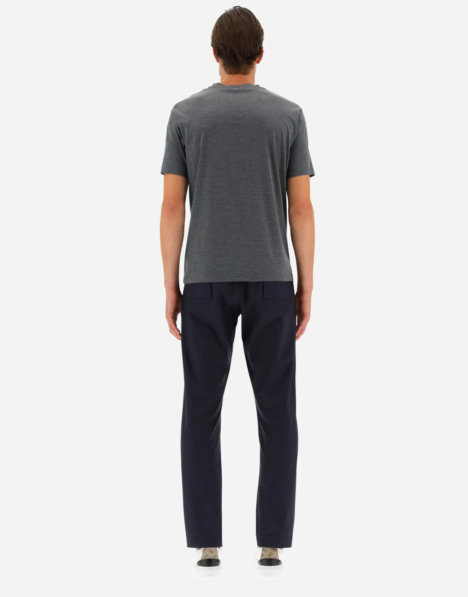 Herno T-Shirt & Polo-Shirts-T-Shirt Aus Seidenjersey