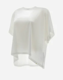 Herno T-Shirts-T-Shirt Aus Seidenjersey