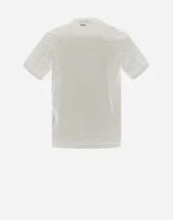 Herno T-Shirt & Polo-Shirts-T-Shirt Aus Superfine Cotton Stretch