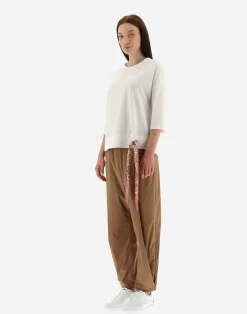 Herno T-Shirts-T-Shirt Aus Superfine Cotton Stretch Mit Bubble Schal
