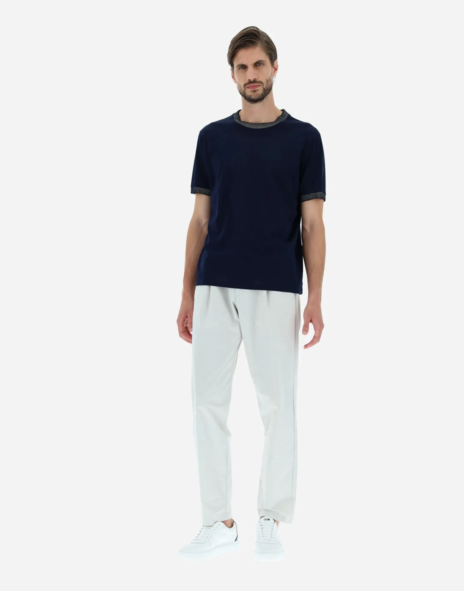 Herno T-Shirt & Polo-Shirts-T-Shirt Aus Superfine Cotton