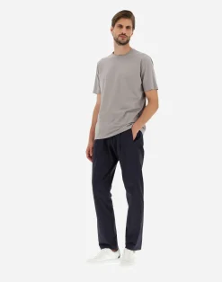 Herno T-Shirt & Polo-Shirts-T-Shirt Aus Superfine Cotton Stretch