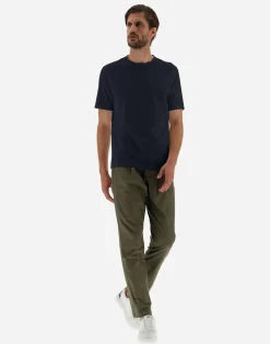 Herno T-Shirt & Polo-Shirts-T-Shirt Aus Superfine Cotton Stretch
