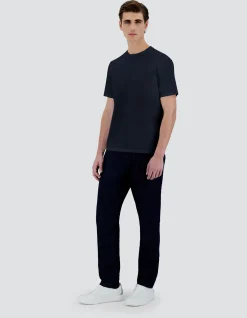 Herno T-Shirt & Polo-Shirts-T-Shirt Aus Superfine Cotton Stretch