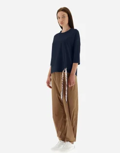 Herno T-Shirts-T-Shirt Aus Superfine Cotton Stretch Mit Bubble Schal