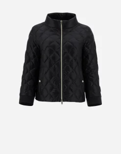 Herno Bomber-Ultraleichte Bomberjacke Mit Rautensteppmuster