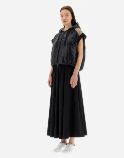Herno Kurze Daunenjacken-Wendbare Weste Aus Beta Flowers, Nylon Ultralight & Nuage