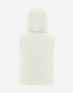 Herno Kurze Daunenjacken-Wendbare Weste Aus Nuage & Nylon Ultralight