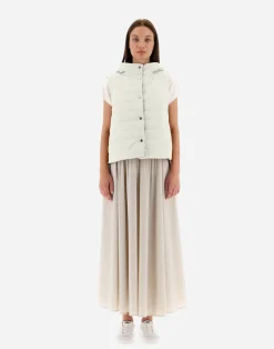 Herno Kurze Daunenjacken-Wendbare Weste Aus Nuage & Nylon Ultralight