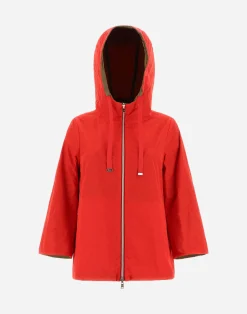 Herno Capes-Wendbares Cape Aus Monogram Taft