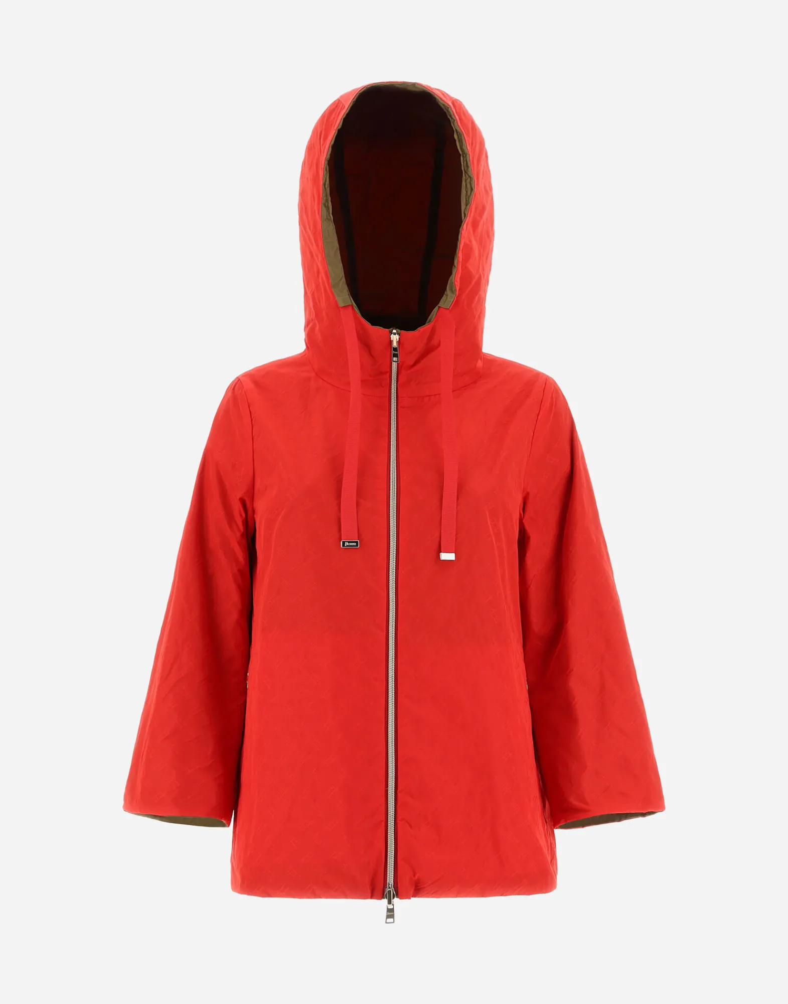 Herno Capes-Wendbares Cape Aus Monogram Taft