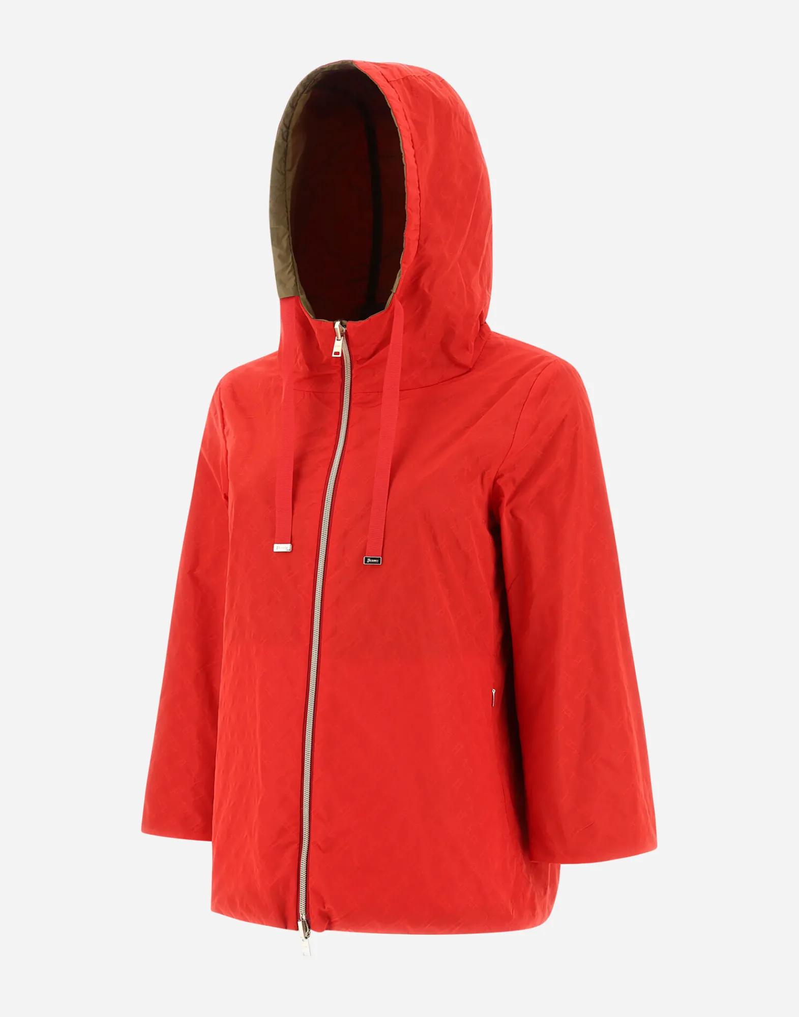 Herno Capes-Wendbares Cape Aus Monogram Taft