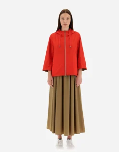 Herno Capes-Wendbares Cape Aus Monogram Taft