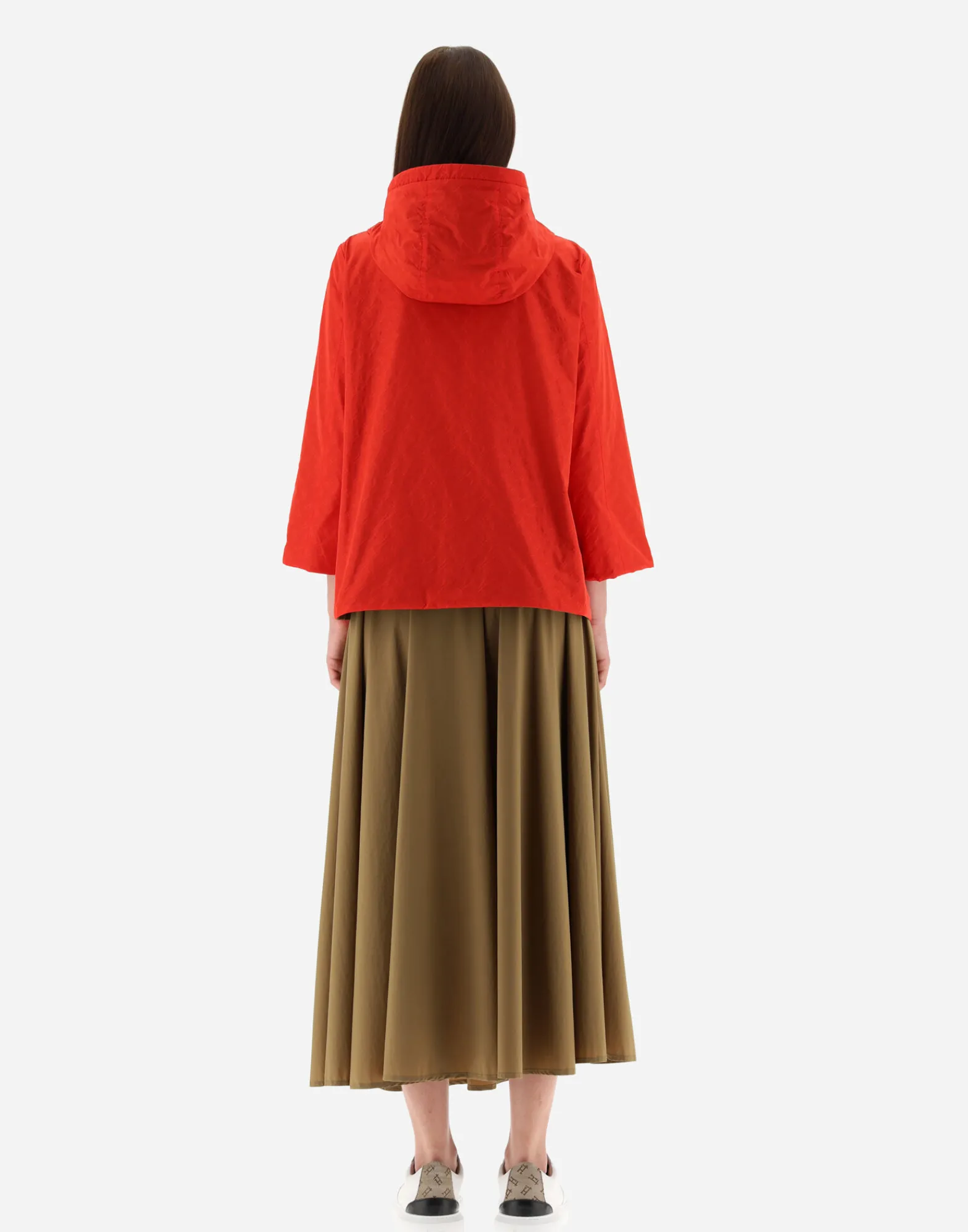 Herno Capes-Wendbares Cape Aus Monogram Taft